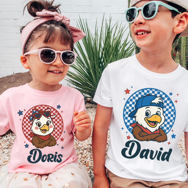 Personalized Kid 4th Of July Independence T-Shirt| Cloth1457