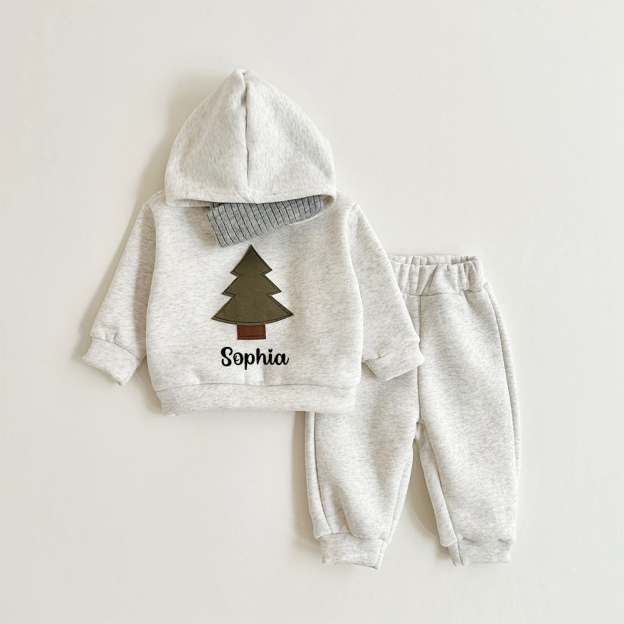 Personalized Kids Christmas Hoodie and Pants | YESMC34
