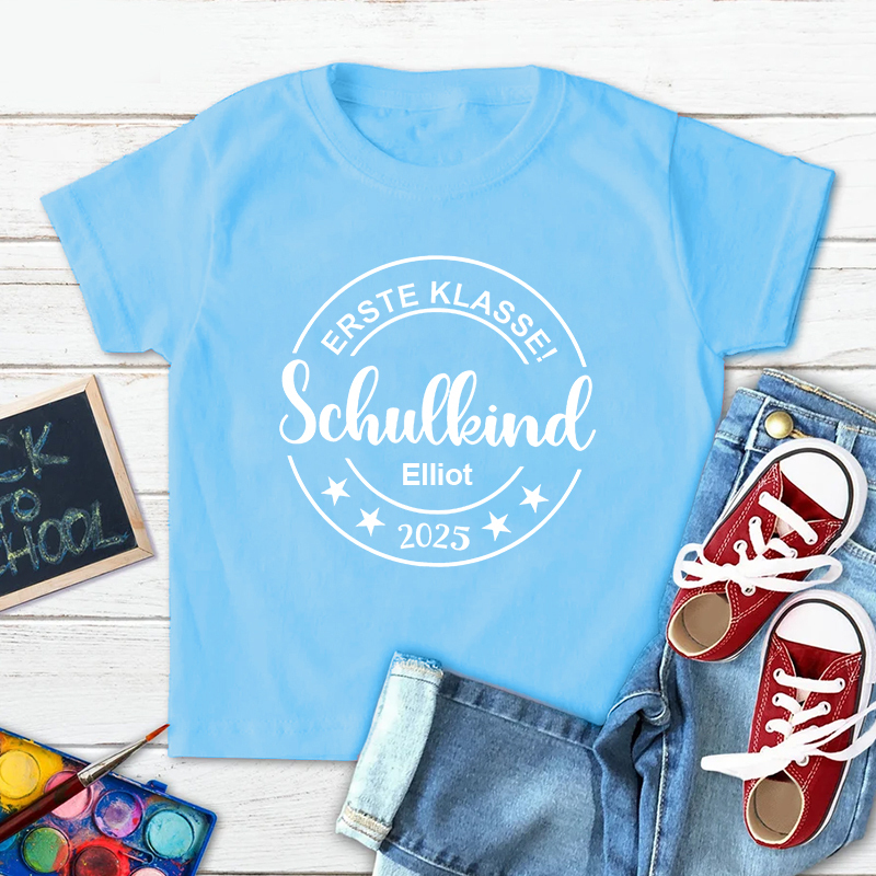 Personalized Kids Back To School Name T-Shirt| Cloth1478