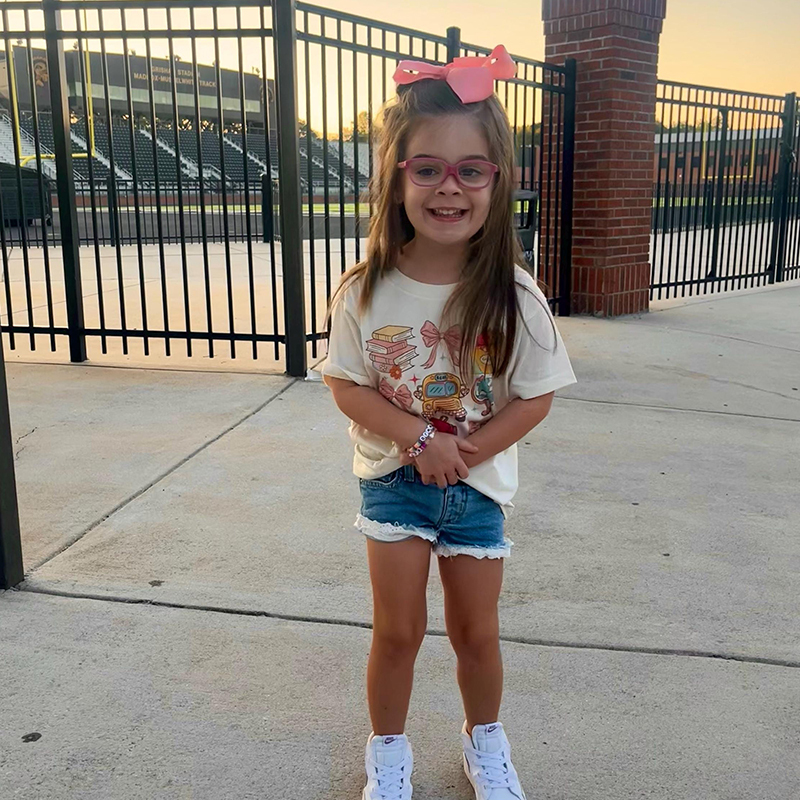 Personalized Girls Back To School Name T-Shirt| Cloth1481