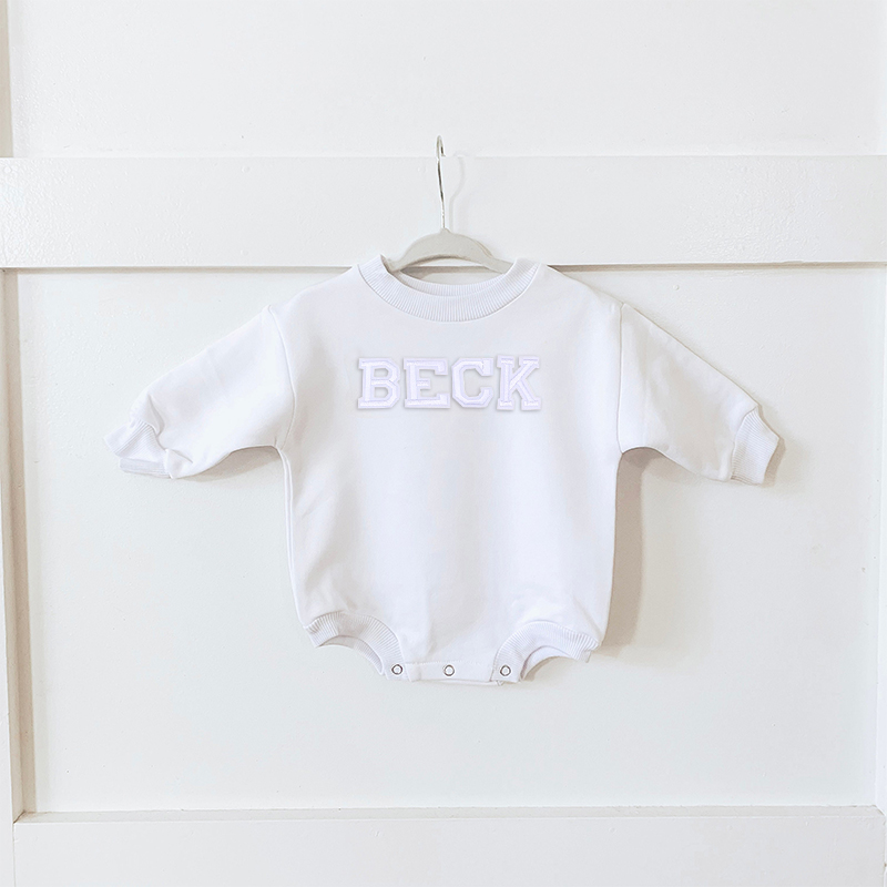 Personalized Baby Patch Bubble Romper Romper| Cloth24