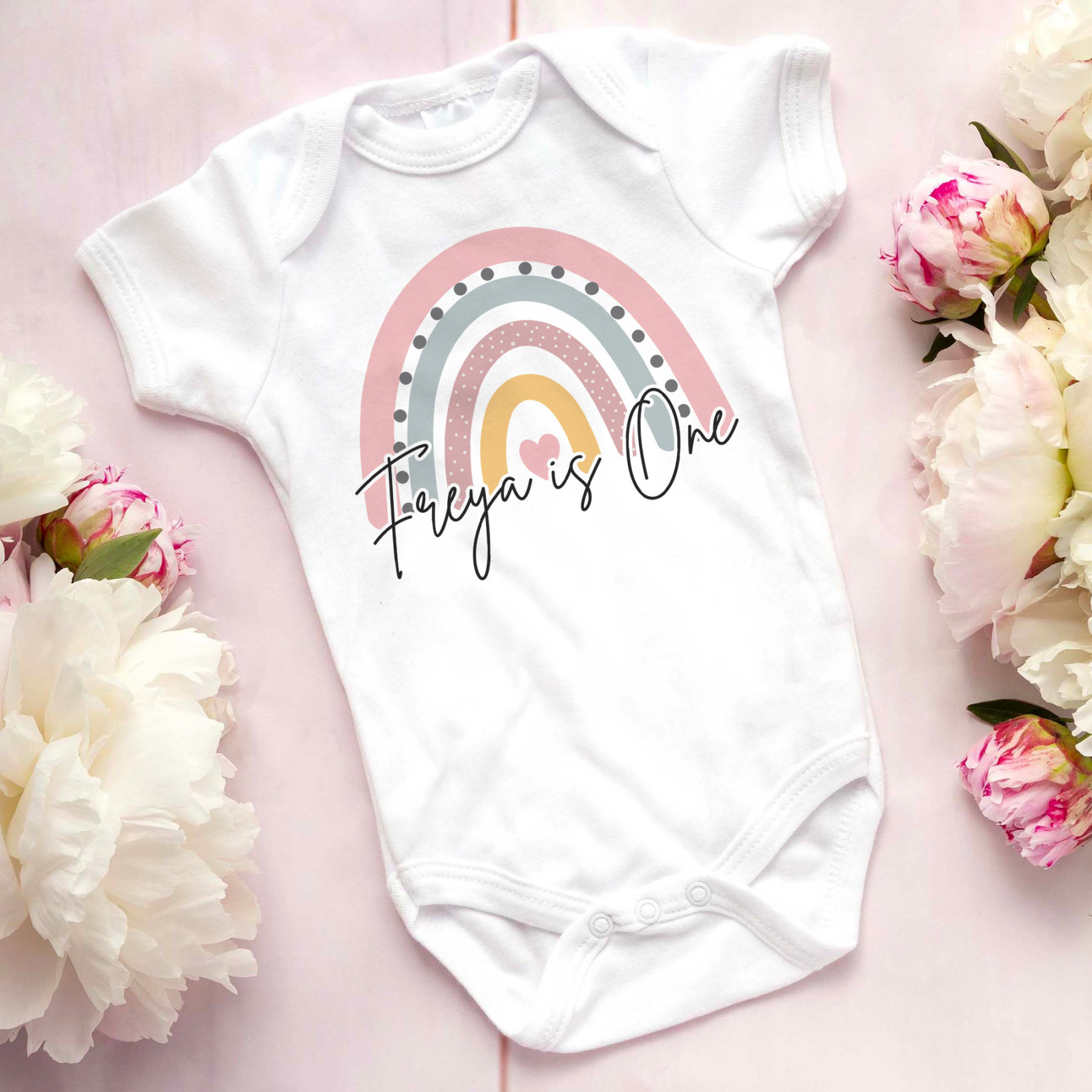 Personalized Baby Girls Birthday Tutu Skirt Headband| BBCloth06