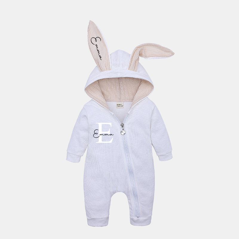 Personalized Bunny Ear Baby Romper| Cloth120