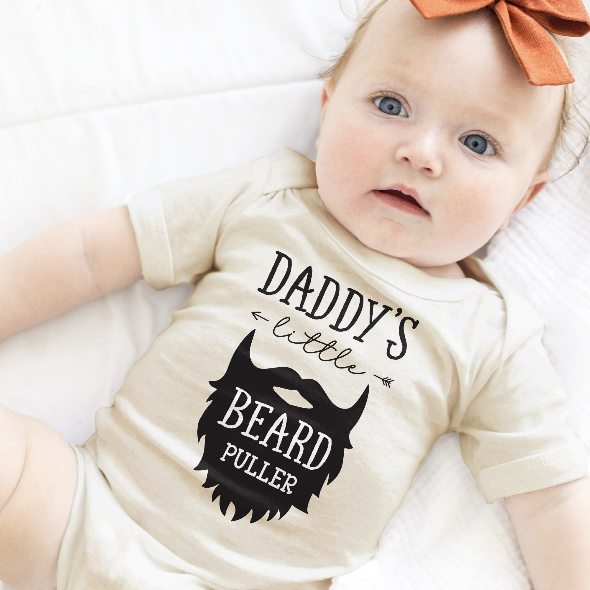 Personalized Daddy's Little Beard Puller Cozy Onesie| BBcloth2207