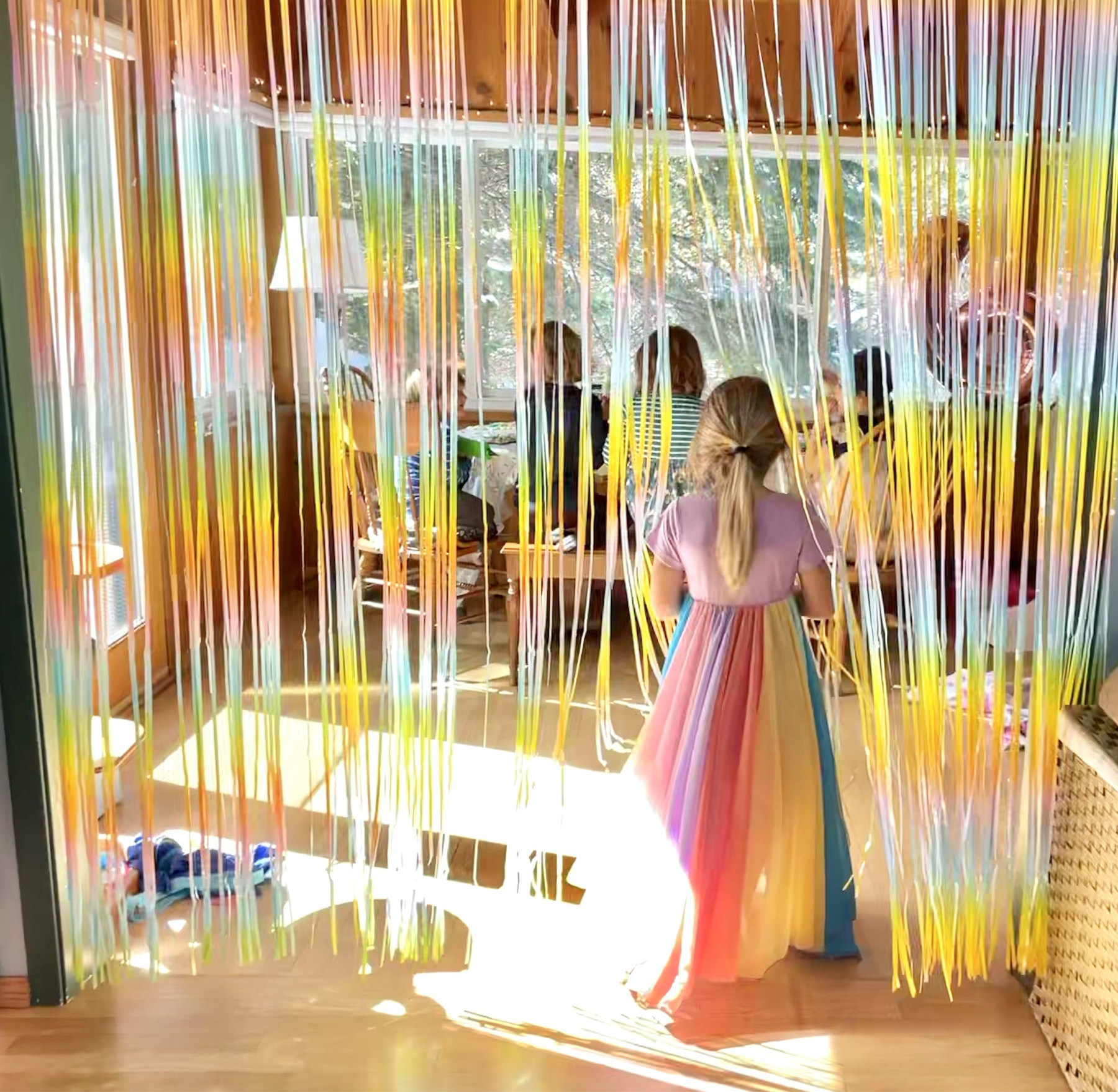 Personalized Girl Rainbow Twirly Party Dress| Dress23