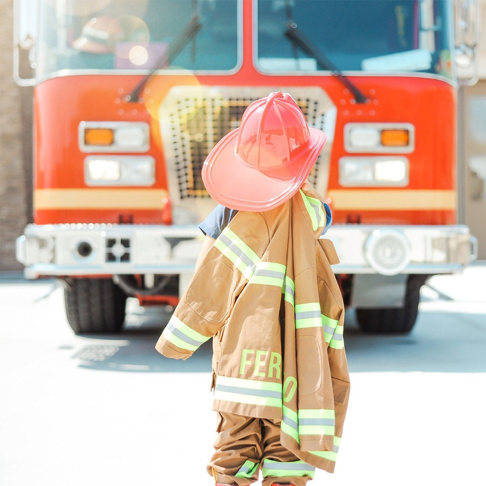 PersonalizedKids Halloween Firefighter Costume Outfits| Cloth239