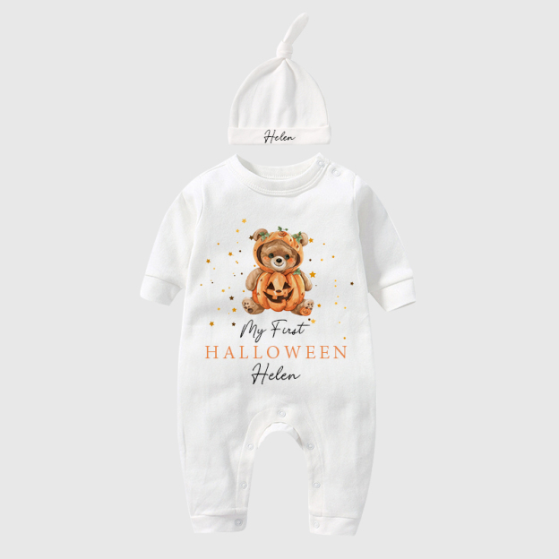 Personalized Baby First Halloween Outfit| BBCloth1206