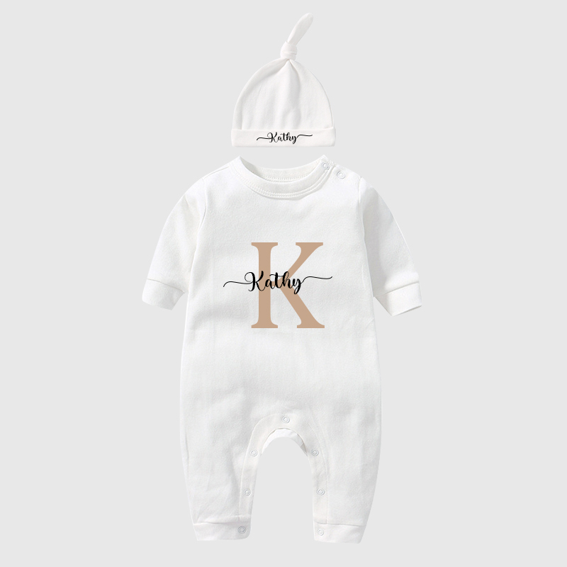 Personalized Baby Newborn Initial & Name Going Home Sets| BBCloth12