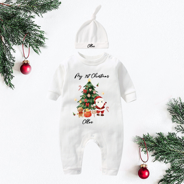 Personalized Baby My First Christmas Santa Outfit| BBcloth1222