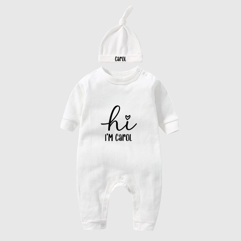Personalized Baby Newborn Cozy Going Home Sets| BBCloth04