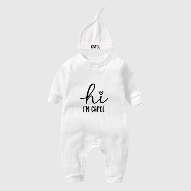 Personalized Baby Newborn Cozy Going Home Sets| BBCloth04