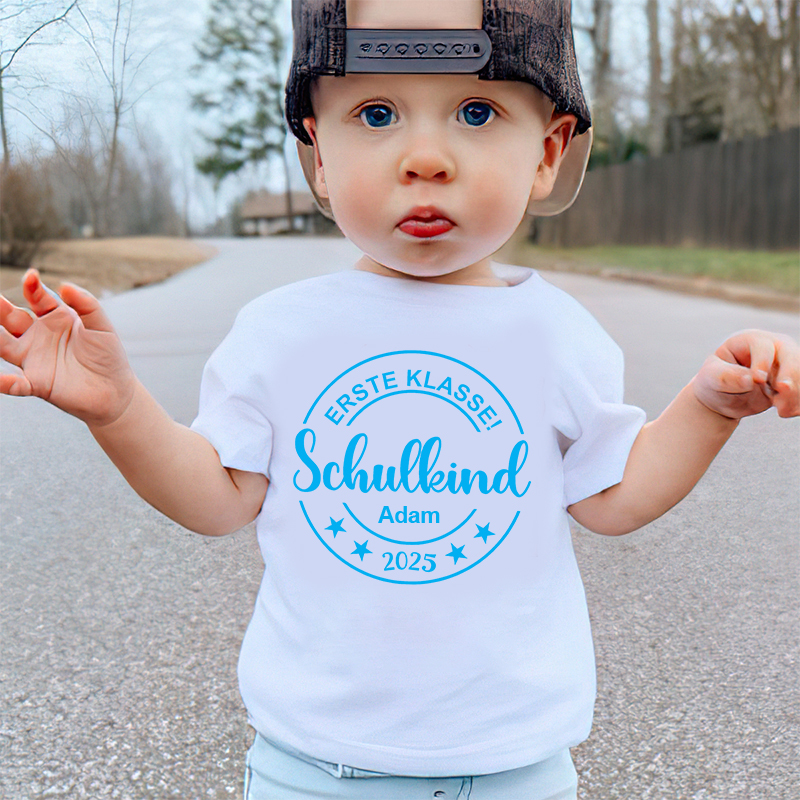 Personalized Kids Back To School Name T-Shirt| Cloth1478