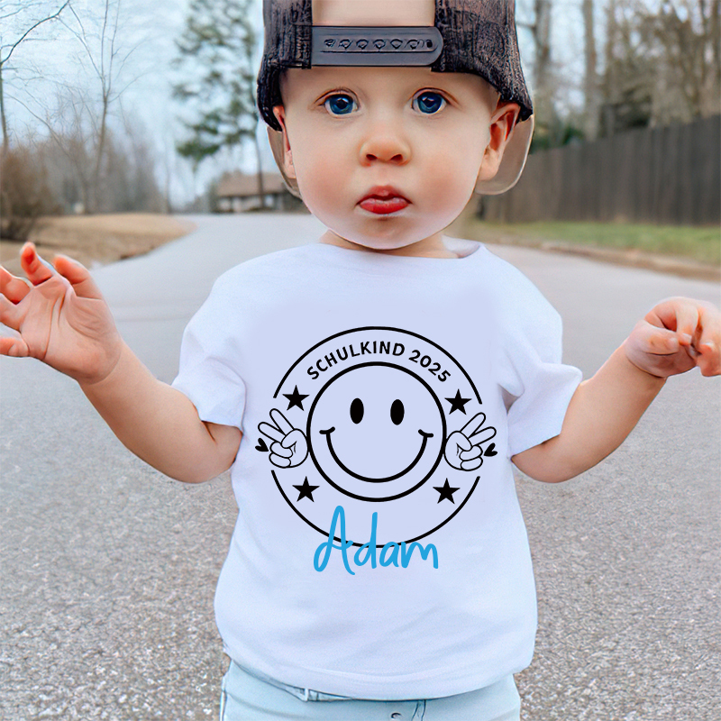 Personalized Kids Back To School Name T-Shirt| Cloth1479