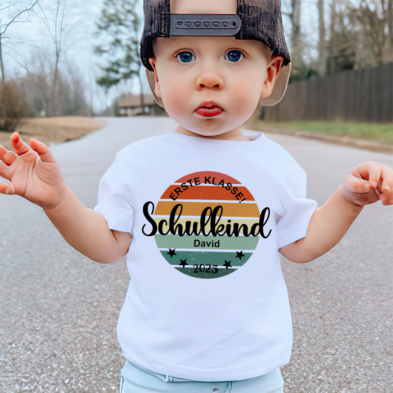 Personalized Kids Back To School T-Shirt| Cloth1484