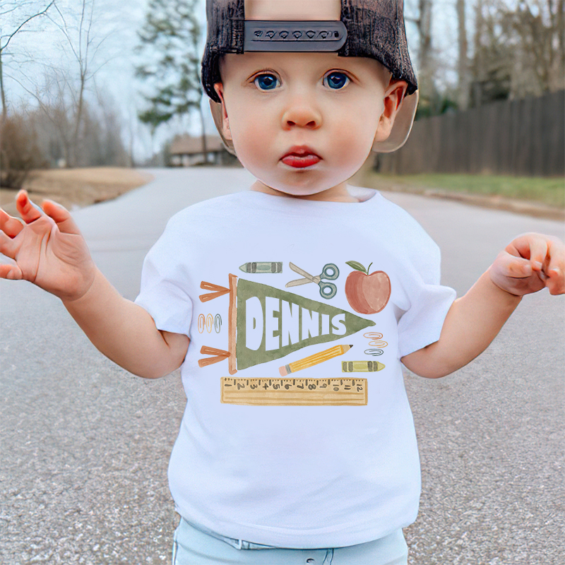 Personalized Kids Back To School T-Shirt| Cloth1485