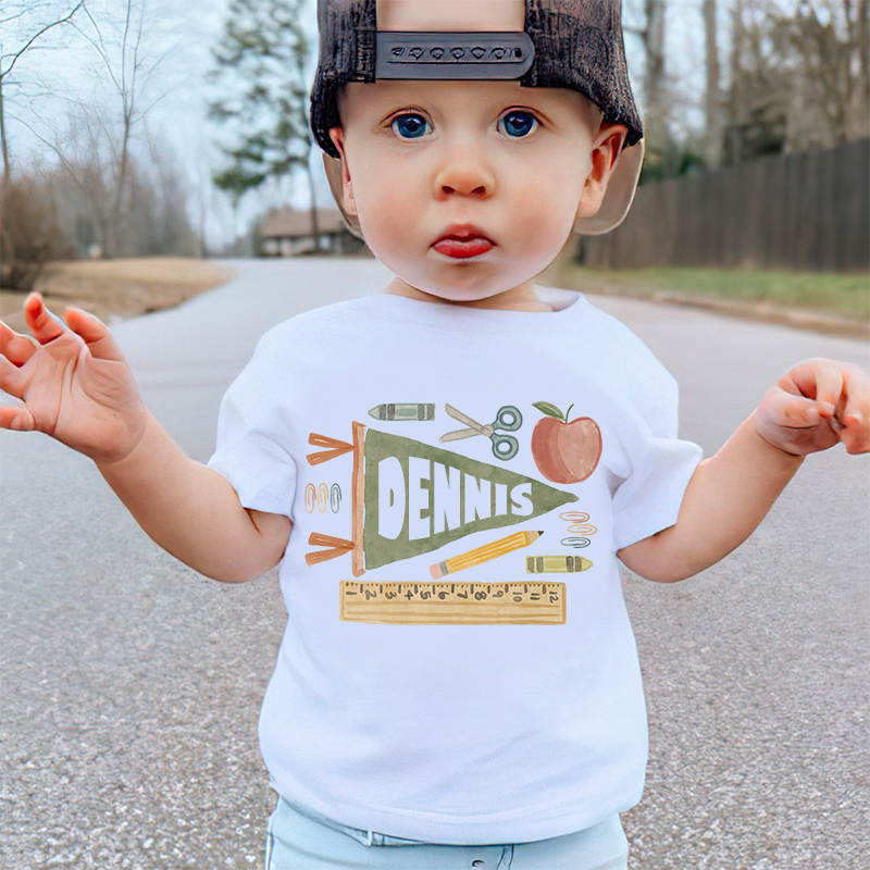 Personalized Kids Back To School T-Shirt| Cloth1485
