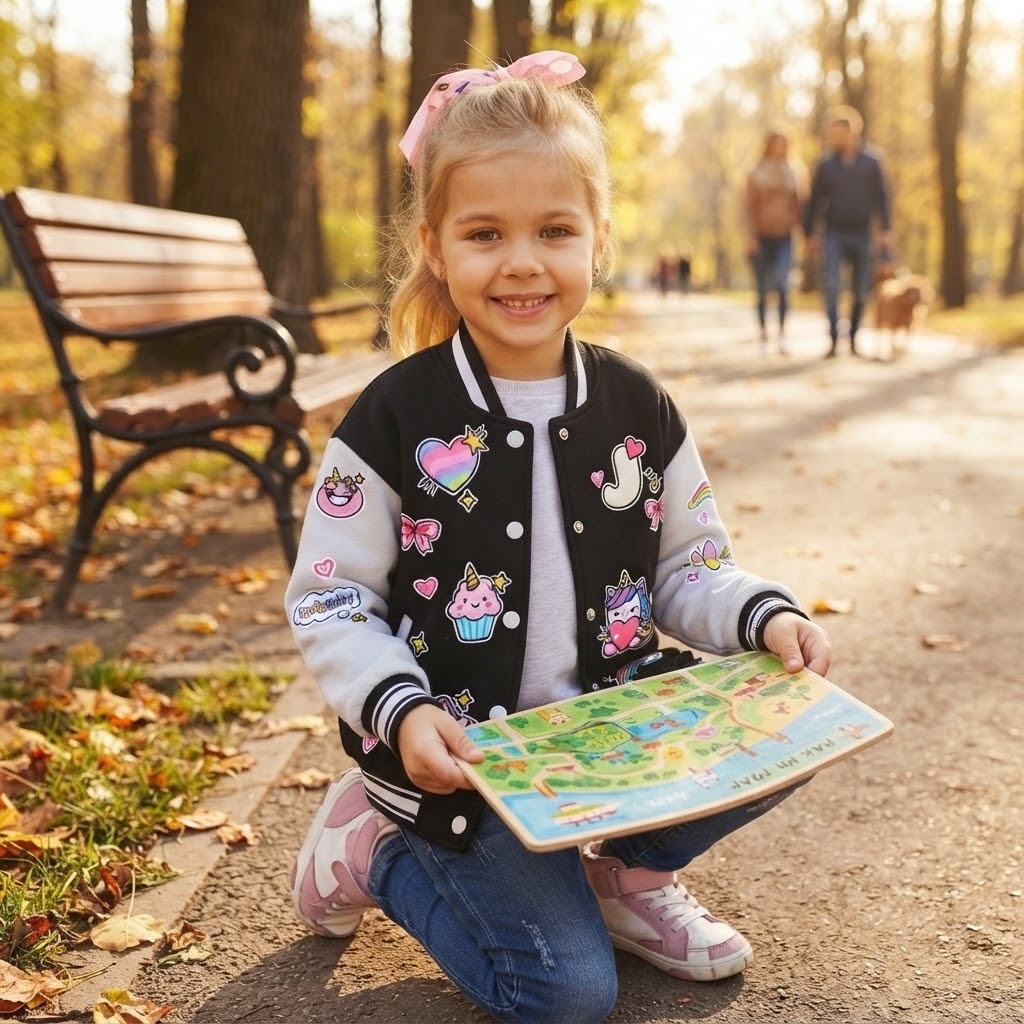 Personalized Kids Unicorn Varsity Jacket | Cloth290
