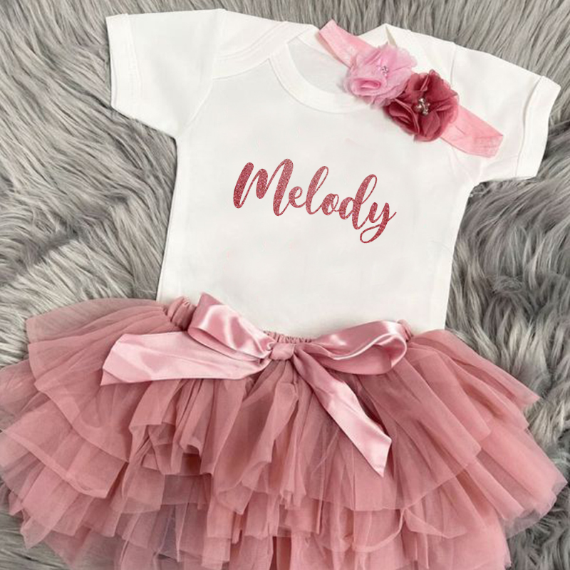 Personalized Baby Girl Coming Home Outfit Tutu| BBCloth60