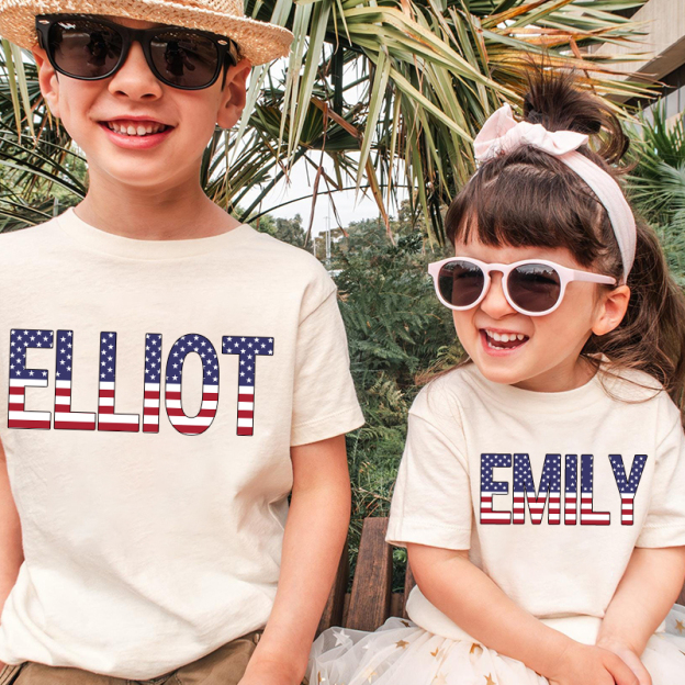 Personalized Kid 4th Of July Independence T-Shirt| Cloth1467