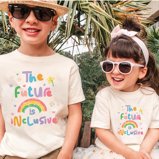 Personalized Kid Future is Inclusive T-Shirt| Cloth1477