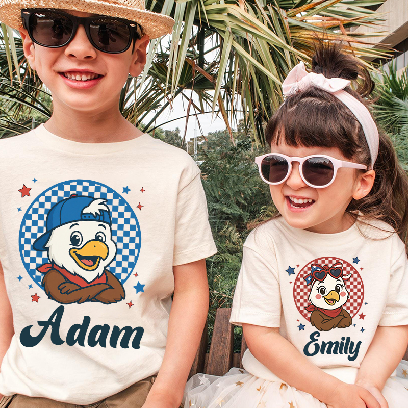 Personalized Kid 4th Of July Independence T-Shirt| Cloth1457