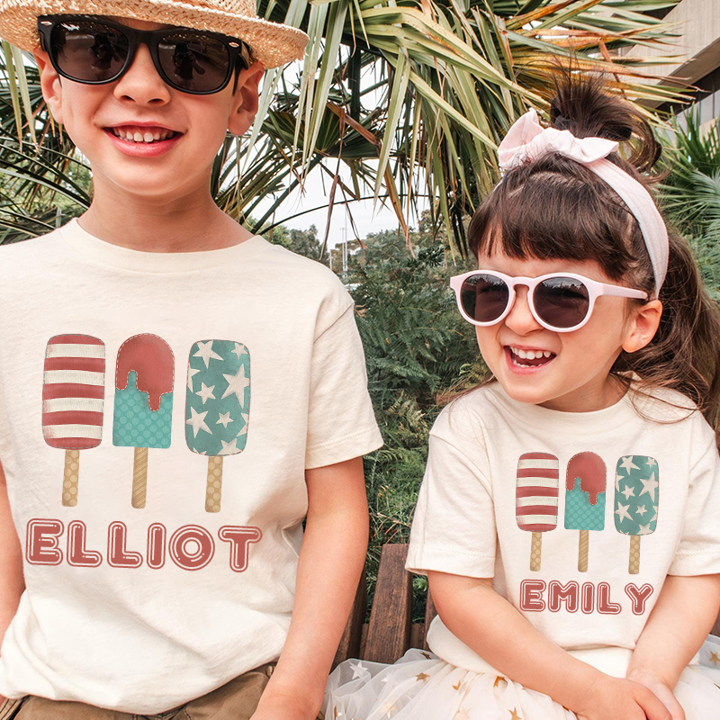 Personalized Kid 4th Of July Independence T-Shirt| Cloth1459