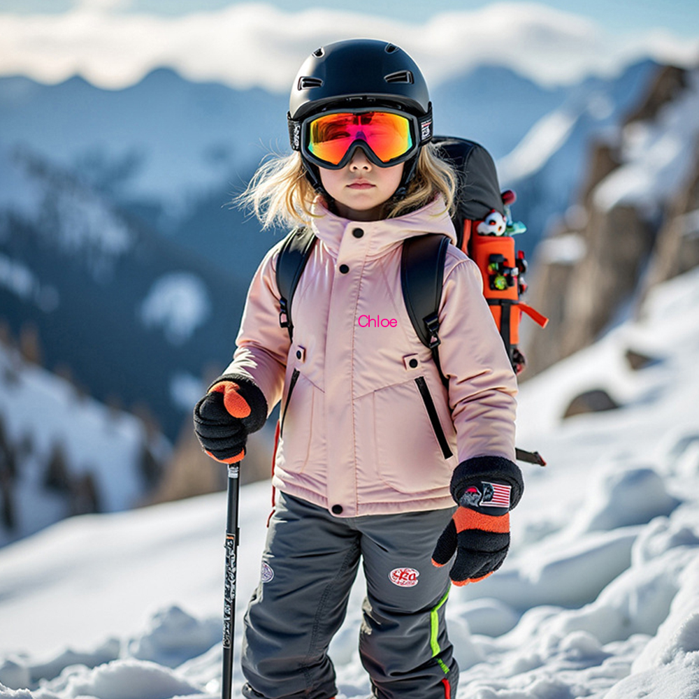 Personalized Kids Winter Warm Windproof Water-Resistant Jacket| Cloth254