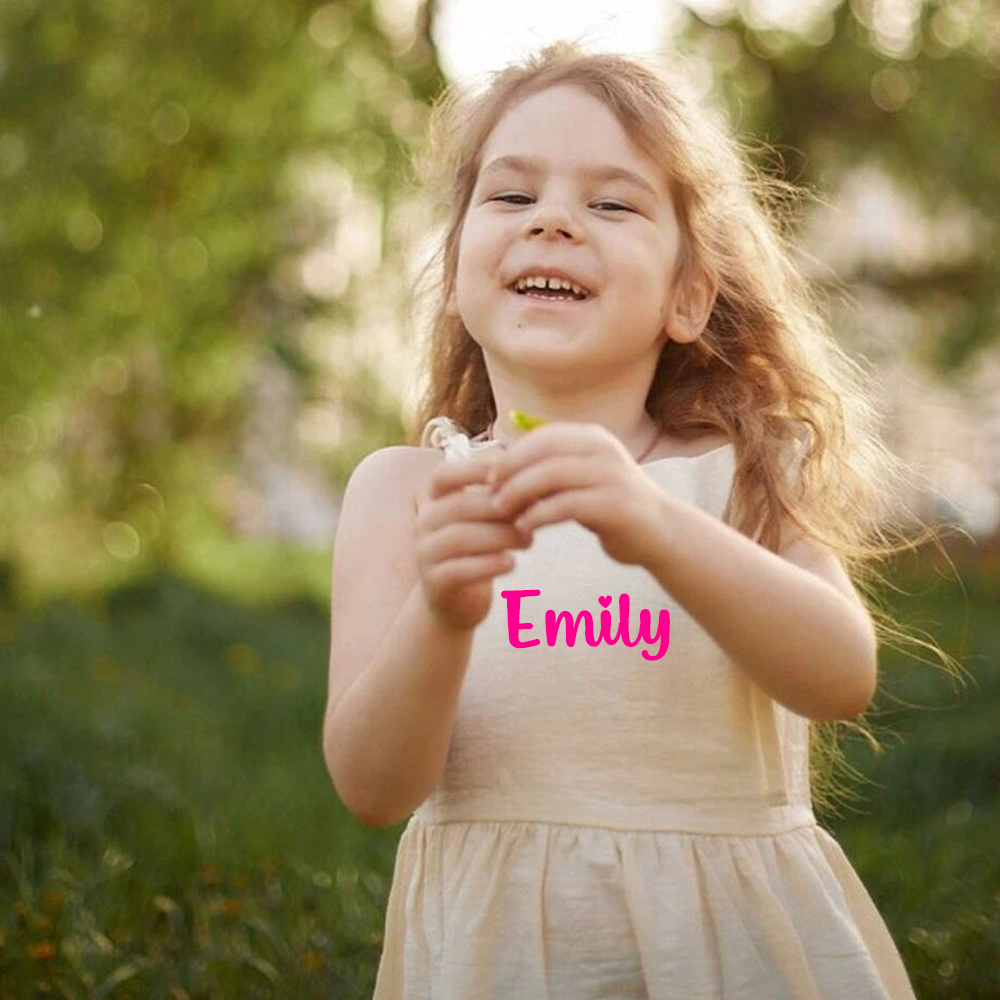 Personalized Girls Name Spaghetti Strap Dress| Dress17