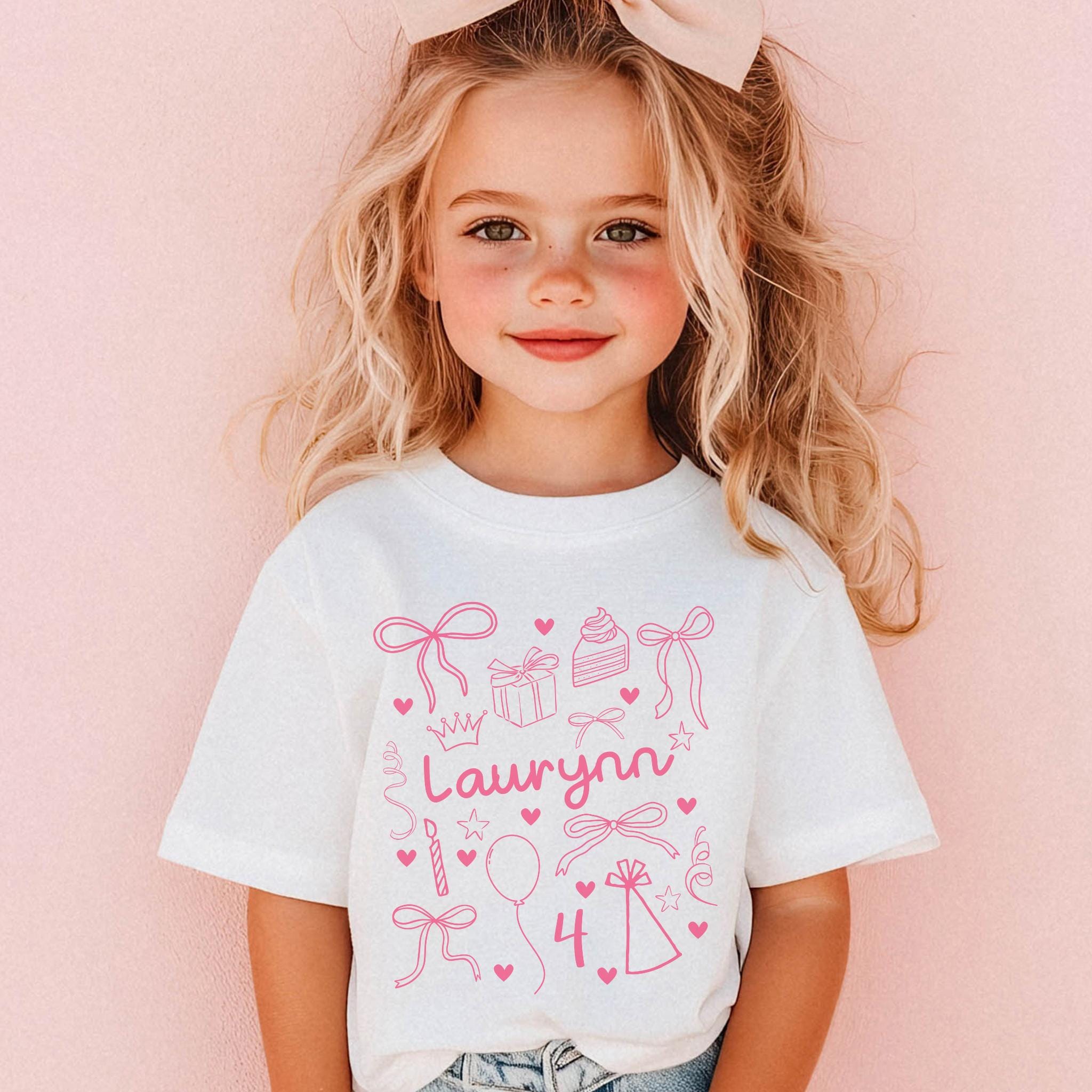 Personalized Girl Birthday Cozy T-Shirt| Cloth1468