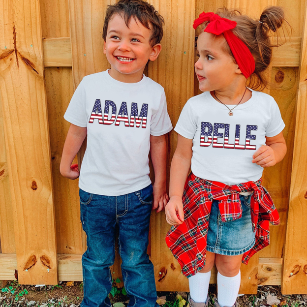 Personalized Kid 4th Of July Independence T-Shirt| Cloth1467