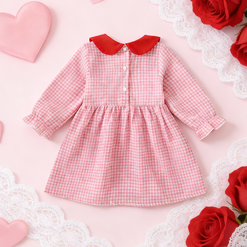 Personalized Girl Valentine's Day Heart Dress| YESVa10