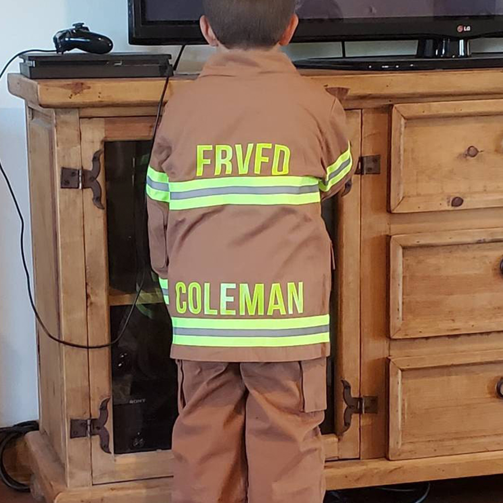 PersonalizedKids Halloween Firefighter Costume Outfits| Cloth239