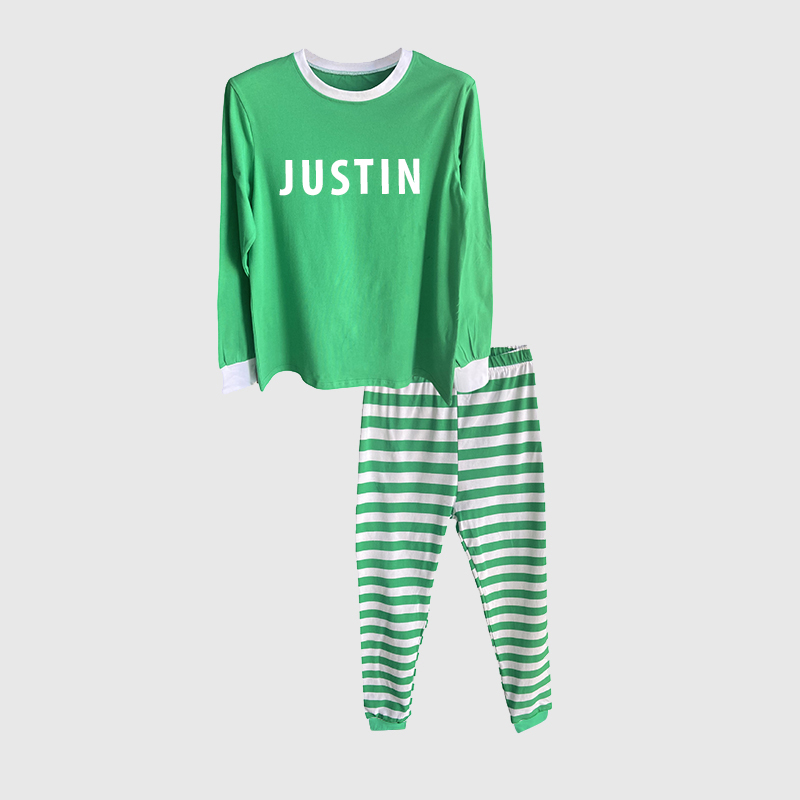 Personalized Kids Christmas Pajamas Set| Cloth24