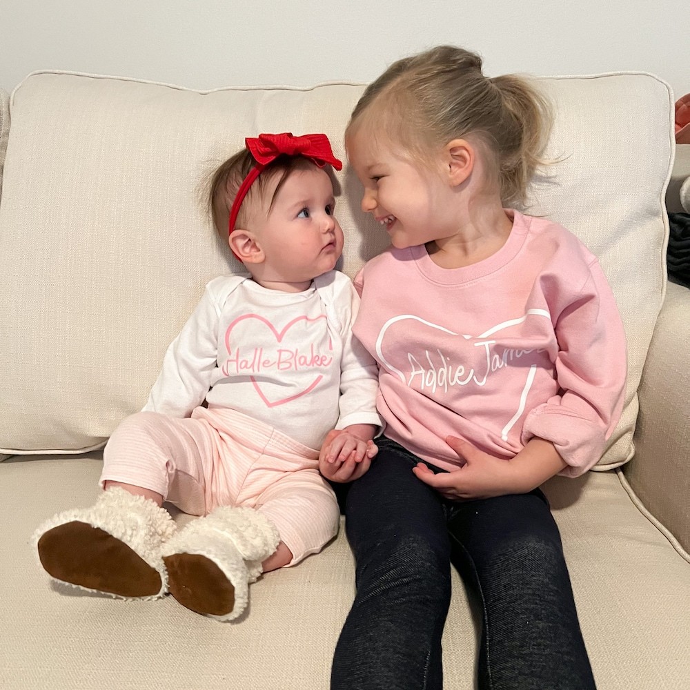 Personalized Girl Valentine Sweatshirt| Cloth213