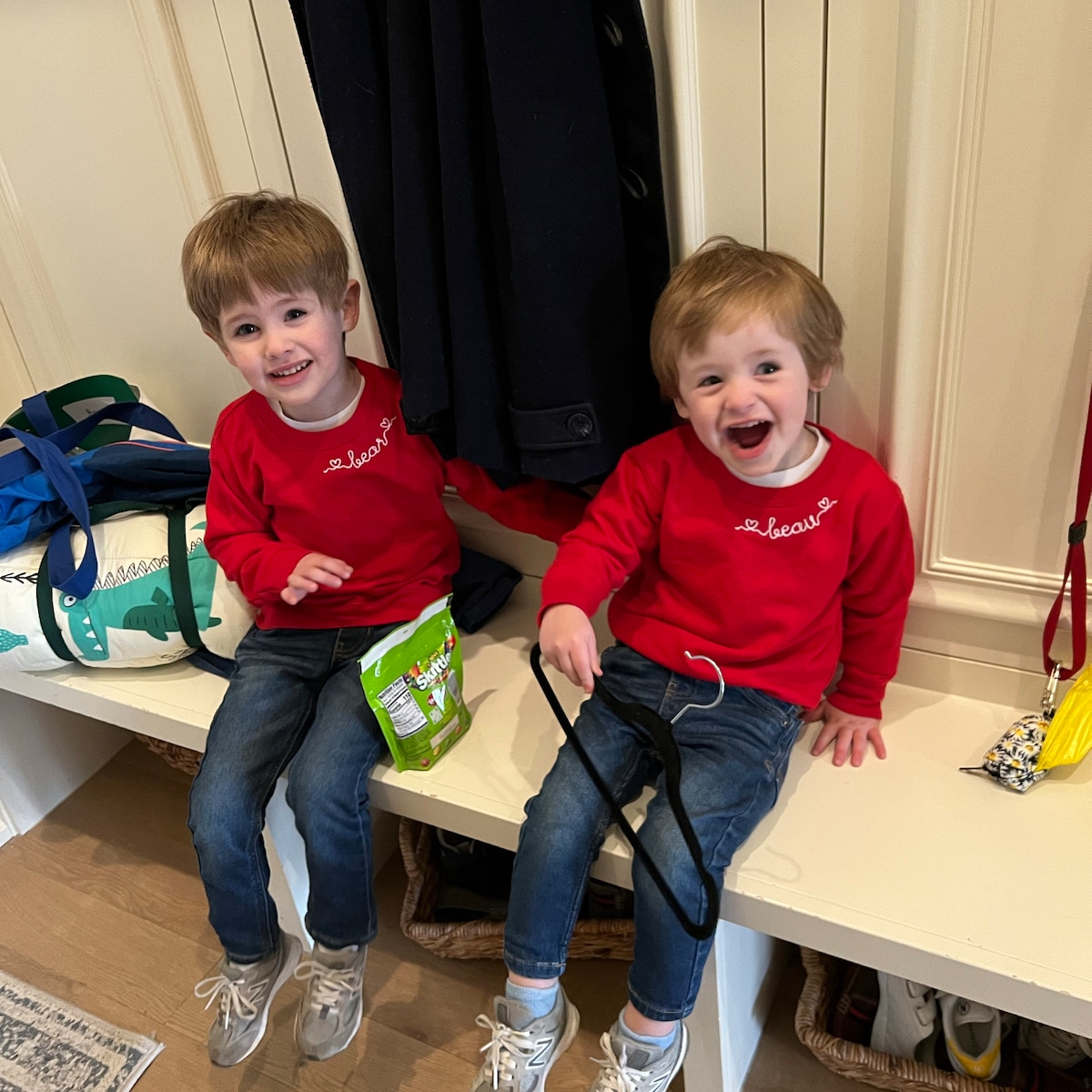 Personalized Kid Embroidered Valentine's Day Sweatshirt| Cloth215