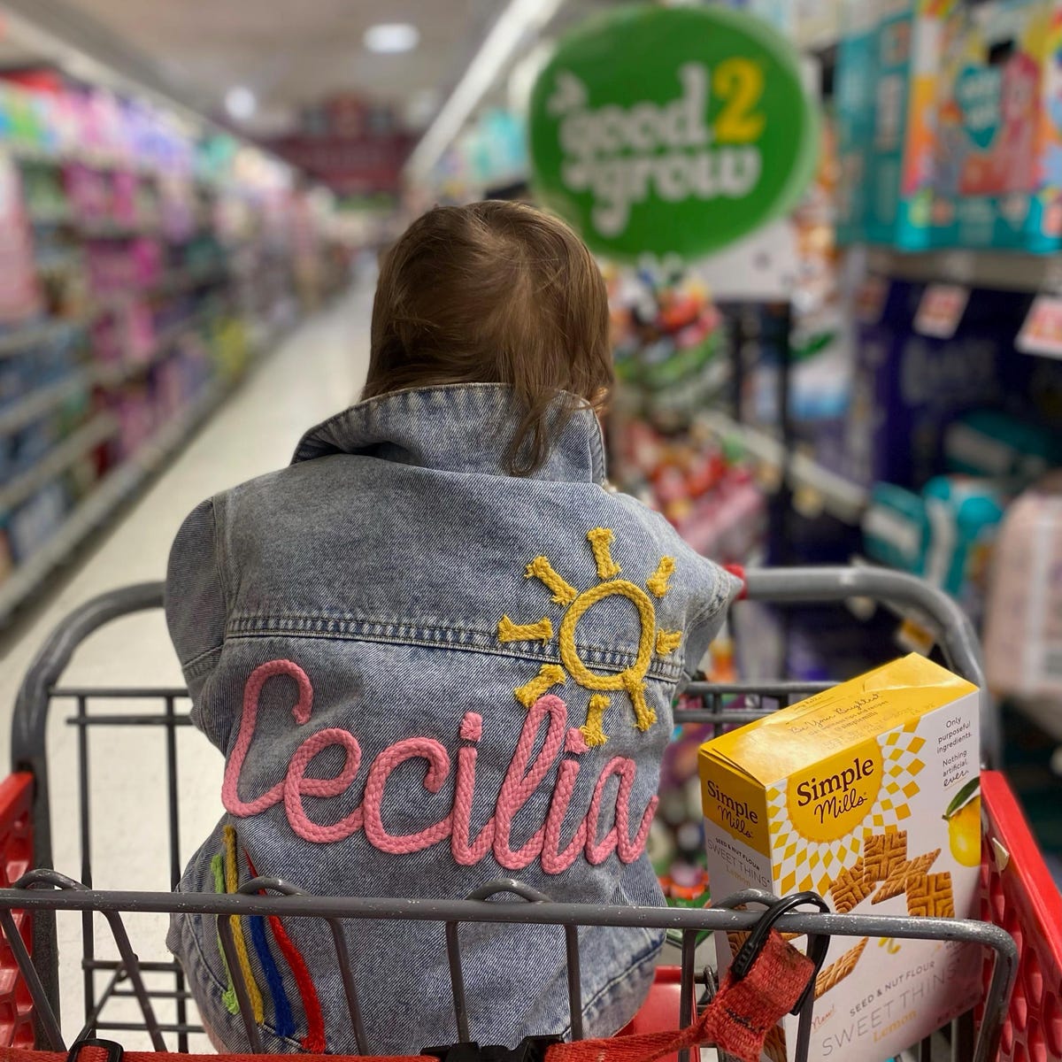 Personalized Kid Hand Knitted Denim Jacket| Cloth217