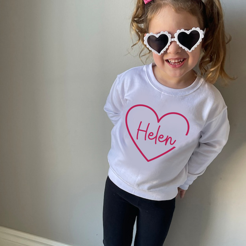 Personalized Girl Valentine Sweatshirt| Cloth213