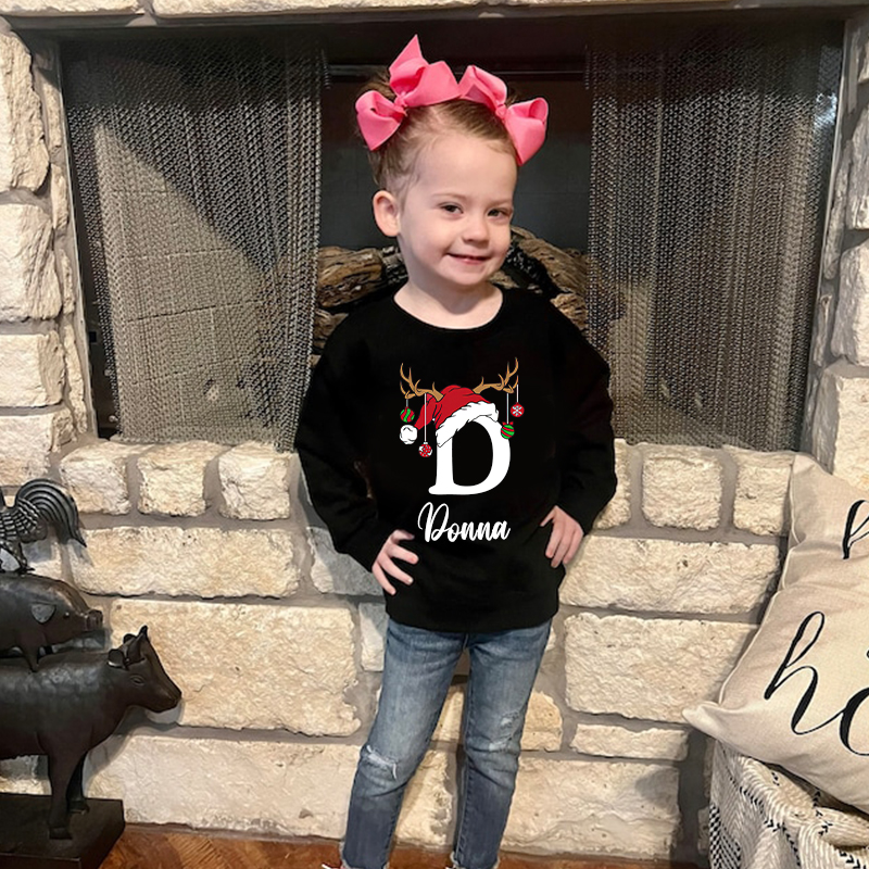 Personalized Kids Christmas Sweatshirt| Cloth89