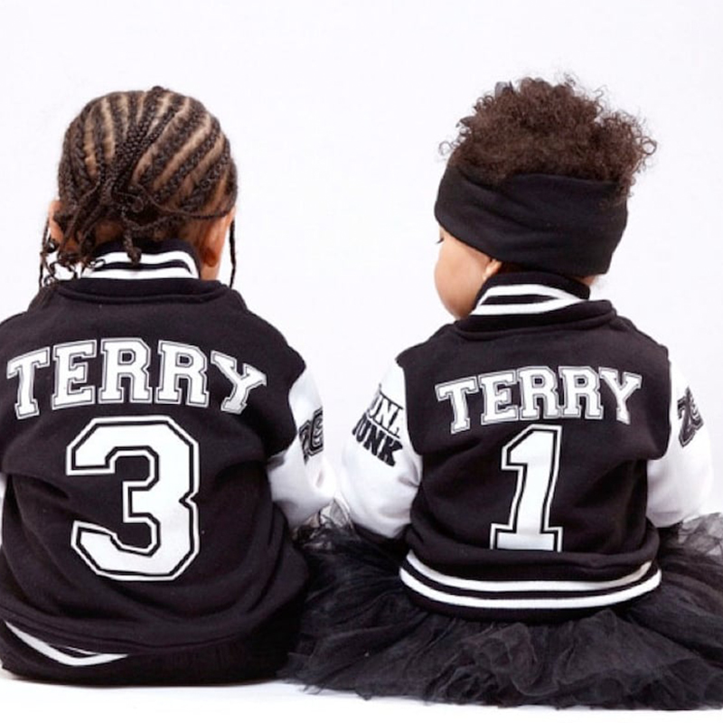 Personalized Kids Sports Initial Name Jacket| Cloth185