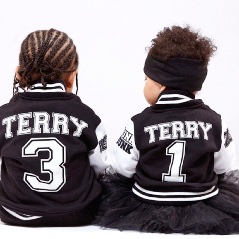 Personalized Kids Sports Initial Name Jacket| Cloth185