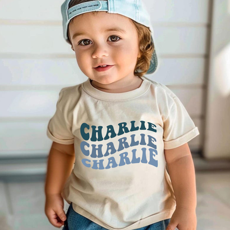 Personalized Boy Name Cozy Soft T-Shirt| Cloth1431