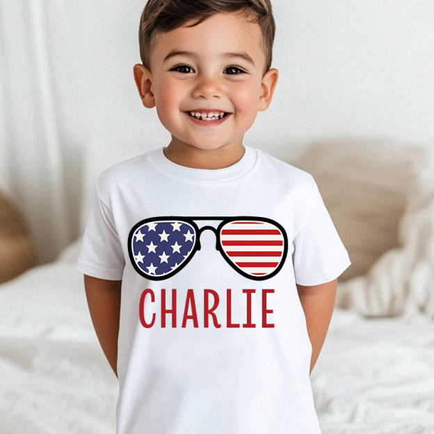 Personalized Kid 4th Of July Independence T-Shirt| Cloth1454