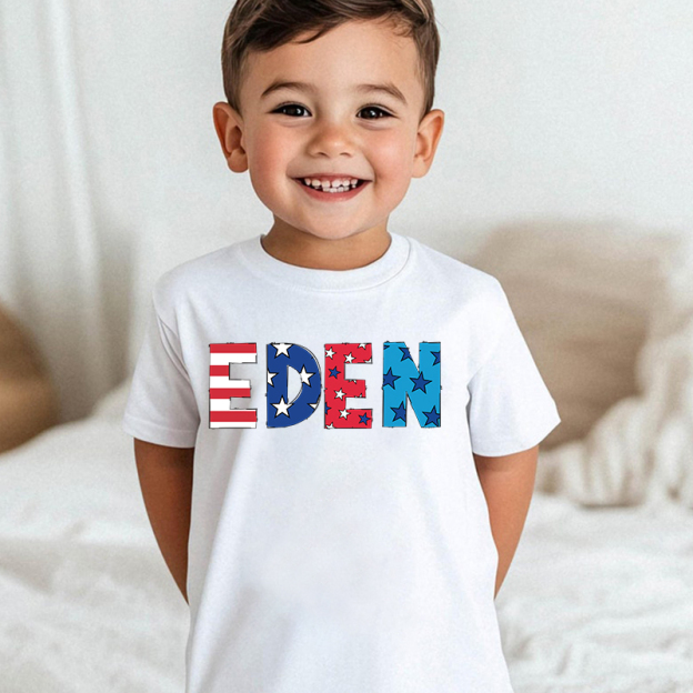 Personalized Kid 4th Of July Independence T-Shirt| Cloth1462