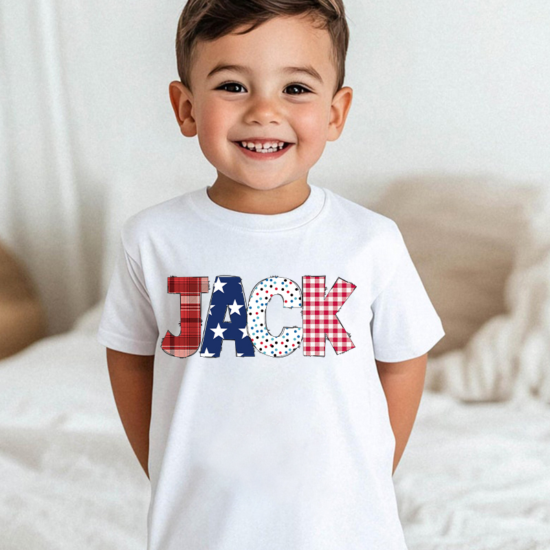 Personalized Kid 4th Of July Independence T-Shirt| Cloth1463