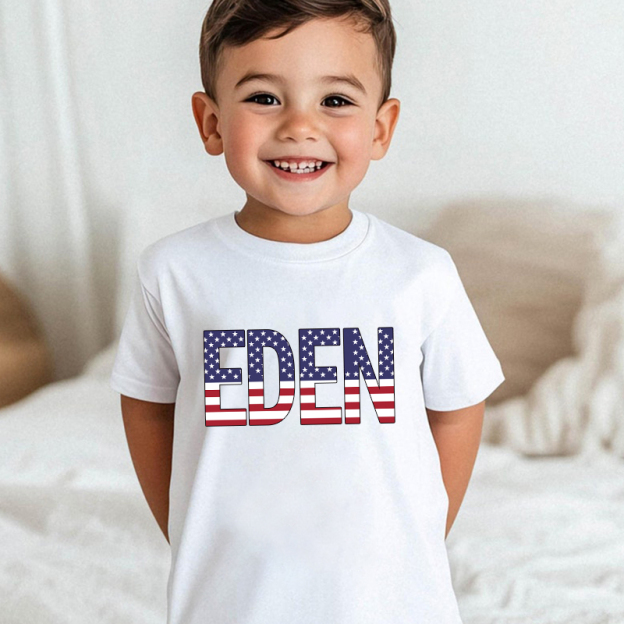 Personalized Kid 4th Of July Independence T-Shirt| Cloth1467