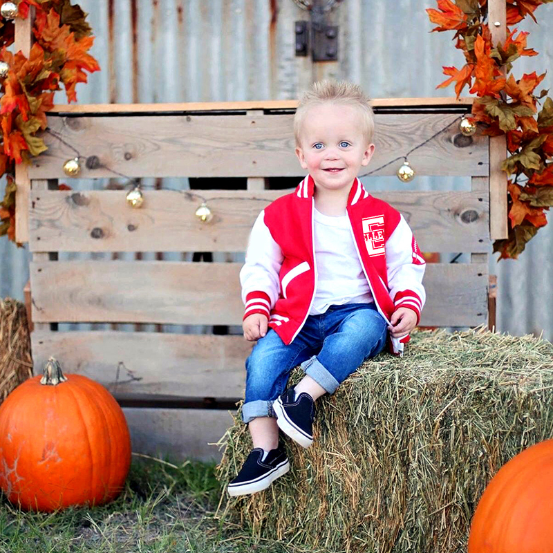 Personalized Kids Sports Initial Name Jacket| Cloth185