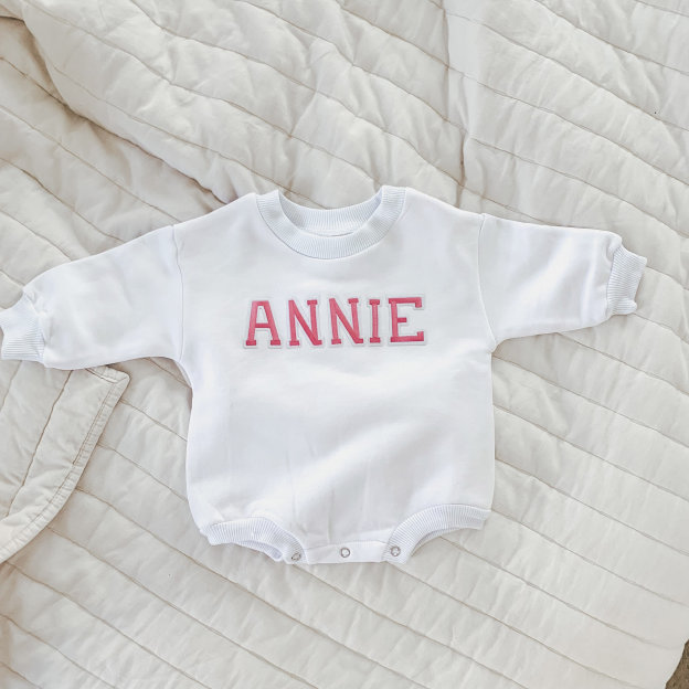 Personalized Baby Patch Bubble Romper Romper| Cloth24