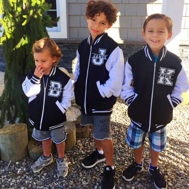 Personalized Kids Sports Initial Name Jacket| Cloth185