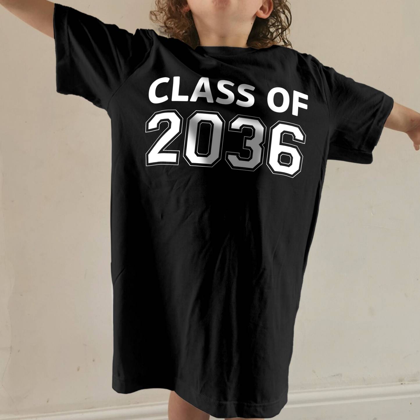 Personalized Kids Class Of 2038 Handprint Graduation Shirt| Cloth183