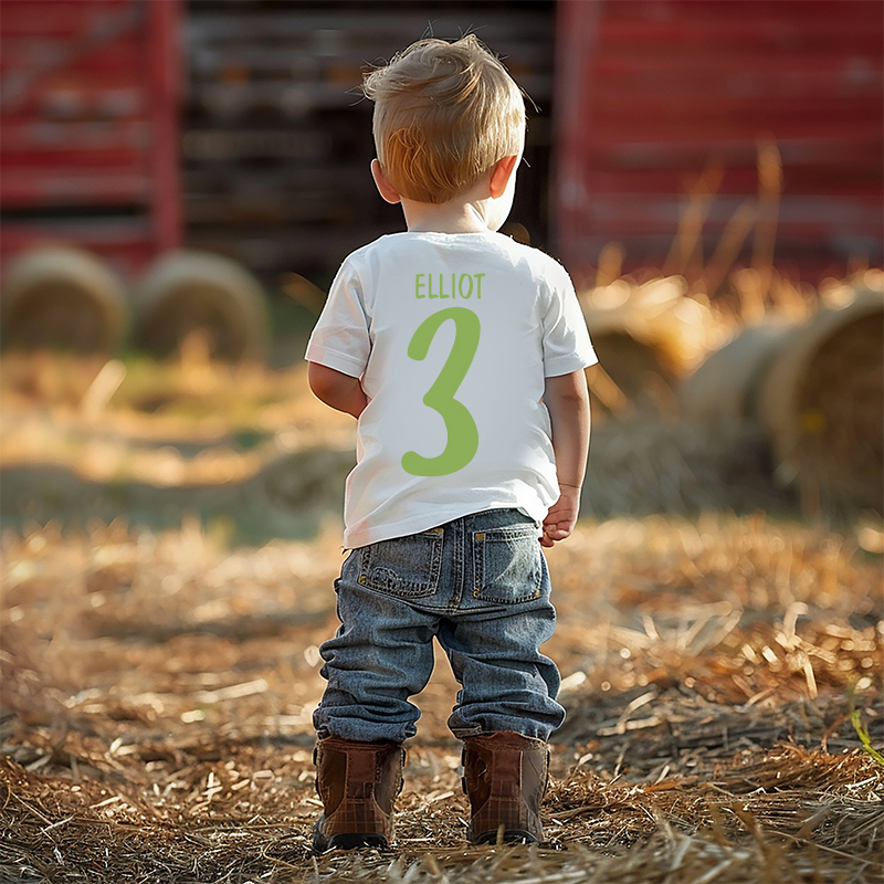 Personalized Kid Safari Birthday Cozy T-Shirt| Cloth1445